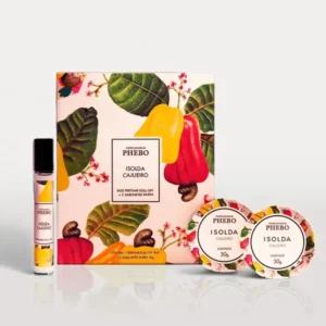 Kit Perfume Roll-On & Sabonete em Barra Isolda Cajueiro