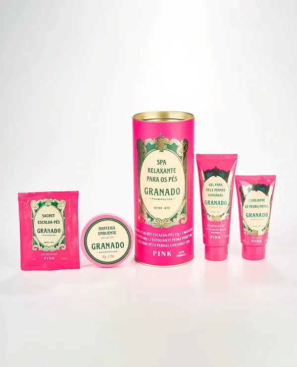 Spa Relaxante Para os Pés Pink