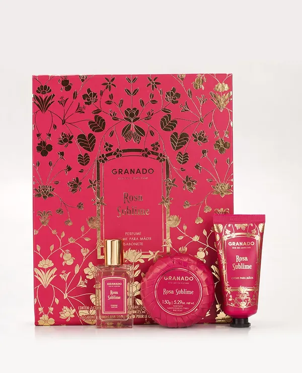 Trio Perfumado Rosa Sublime