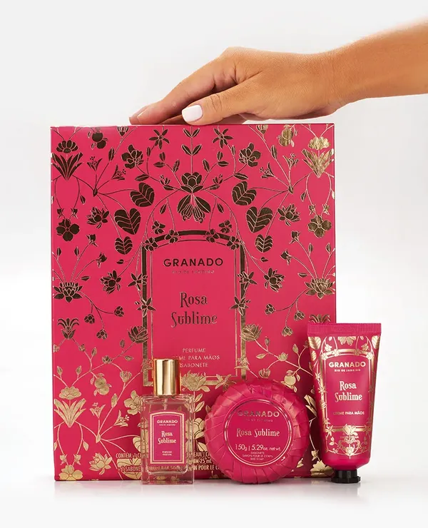 Trio Perfumado Rosa Sublime - Imagem 3