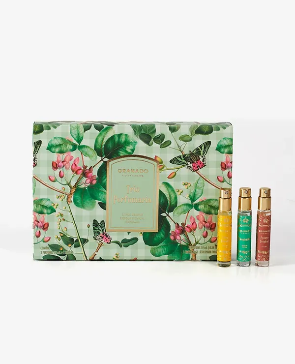 Trio Perfumaria & Estojo Tropicália Picnic
